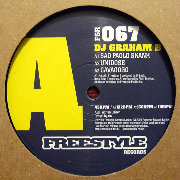 Graham B - Sao Paolo Skank - Vinyl Record 12" image 1