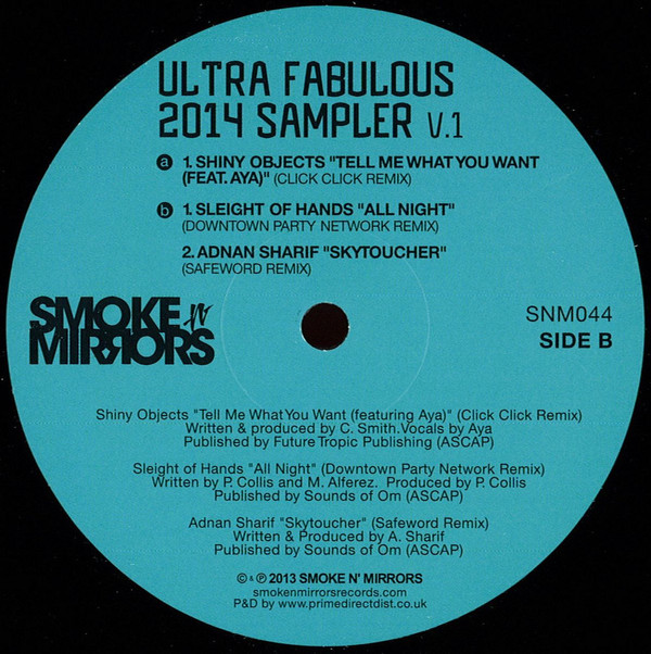 Various - Ultra Fabulous 2014 Sampler V.1 - Vinyl Record 12" image 1