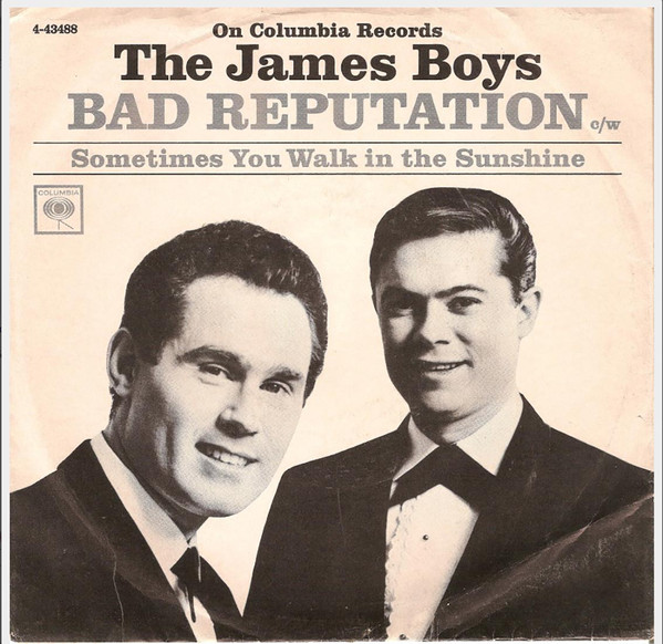James Boys - Bad Reputation - Used Vinyl Record 7" image 1