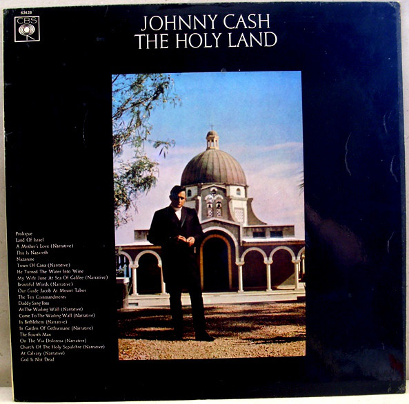 Johnny Cash - Holy Land - Used Vinyl Record image 1