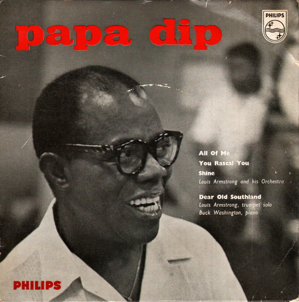 Louis Armstrong And - Papa Dip - Used Vinyl Record 7" image 1