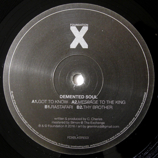 Demented Soul - Rastafari E.P. - Vinyl Record 12" image 1