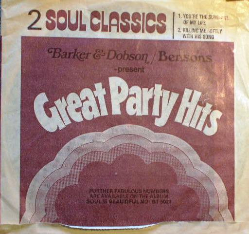 Philly Joe & The Mot - Great Party Hits - 2 Soul Classics - Used Viny image 1