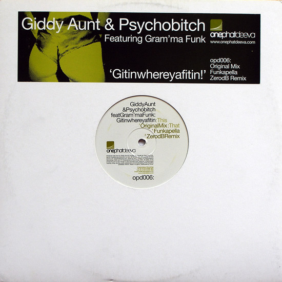 Giddy Aunt - Gitinwhereyafitin! - Used Vinyl Record 12" image 1