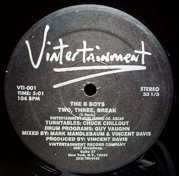 B-Boys - Two, Three, Break - Vinyl Record 12" image 1