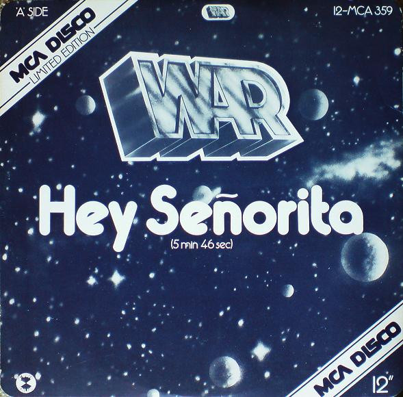 War - Hey Senorita / Galaxy - Used Vinyl Record 12" image 1