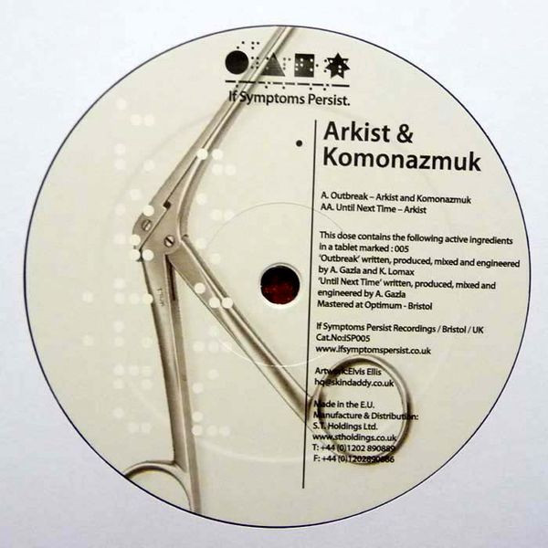 Arkist - Outbreak / Until Next Time - Vinyl Record 12" image 1