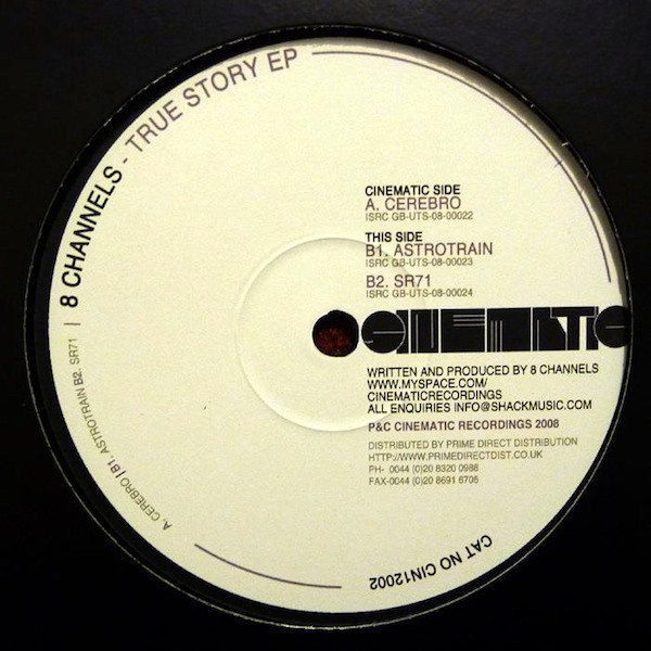 8 Channels - True Story EP - Vinyl Record 12" image 1