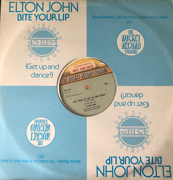 Elton John - Bite Your Lip (Get Up And Dance) / Chicago - Used Vinyl image 1