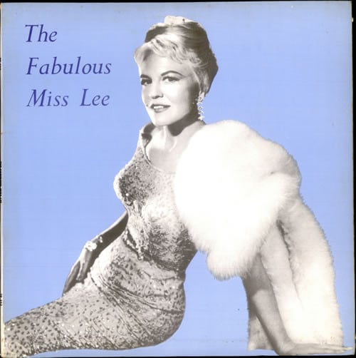 Peggy Lee - Fabulous Miss Lee - Used Vinyl Record image 1