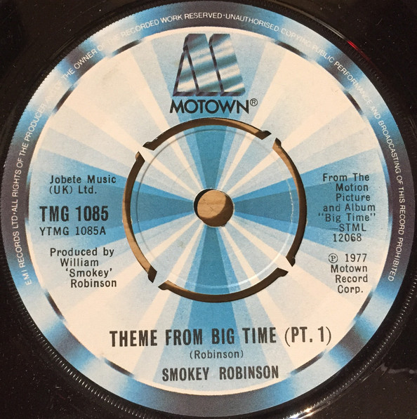 Smokey Robinson - me From Big Time - Used Vinyl Record 7" image 1