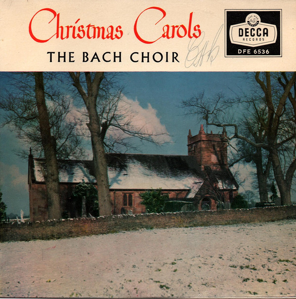 Bach Choir - Christmas Carols - Used Vinyl Record 7" image 1