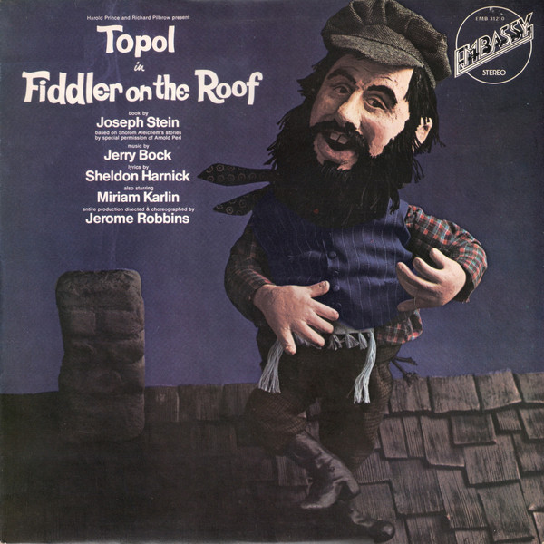 Topol - Fiddler On The Roof - Used Vinyl Record image 1