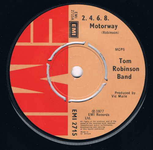 Tom Robinson Band - 2-4-6-8 Motorway - Used Vinyl Record 7" image 1