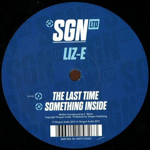 Liz-E - Last Time / Something Inside - Vinyl Record 12" image 1