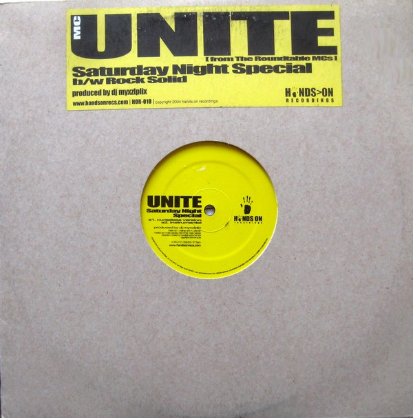 Unite - Saturday Night Special / Rock Solid - Vinyl Record 12" image 1