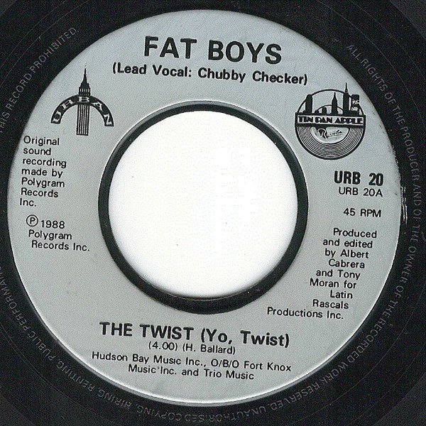 Fat Boys - Twist - Used Vinyl Record 7" image 1