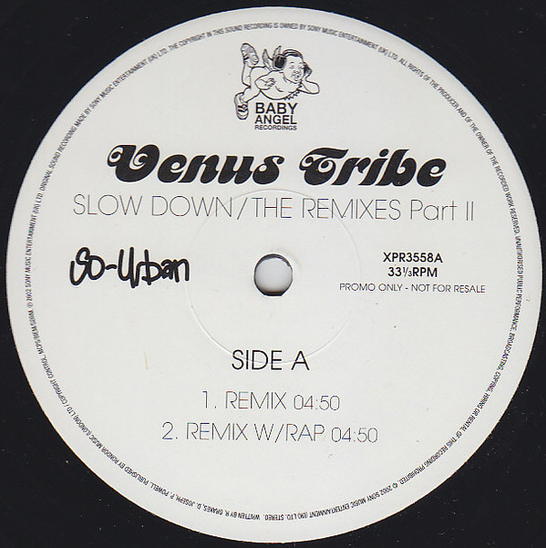 Venus Tribe - Slow Down (The Remixes Part II) - Used Vinyl Recor image 1