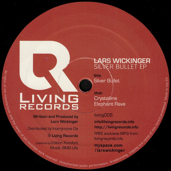 Lars Wickinger - Silver Bullet EP - Vinyl Record 12" image 1