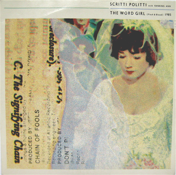 Scritti Politti - Word Girl - Used Vinyl Record 7" image 1