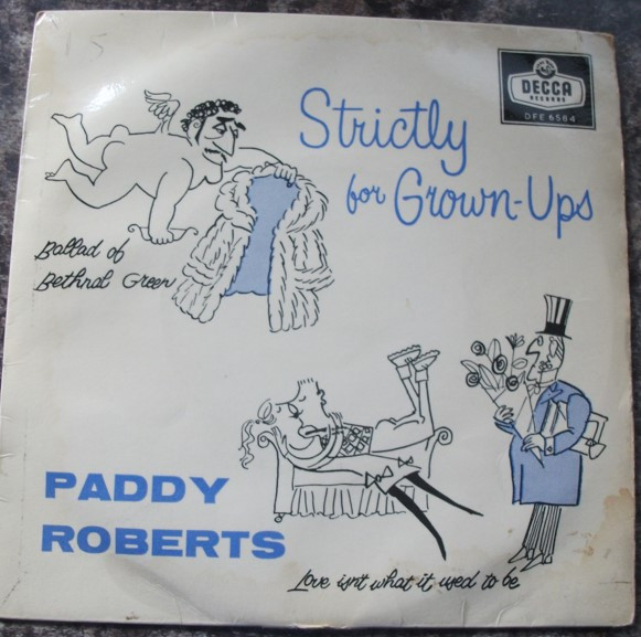 Paddy Roberts - Strictly For Grown-Ups - Used Vinyl Record 7" image 1