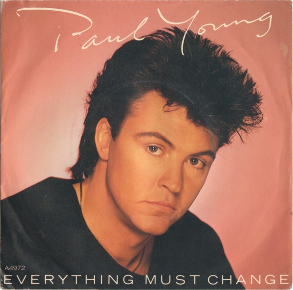 Paul Young - Everything Must Change - Used Vinyl Record 7" image 1