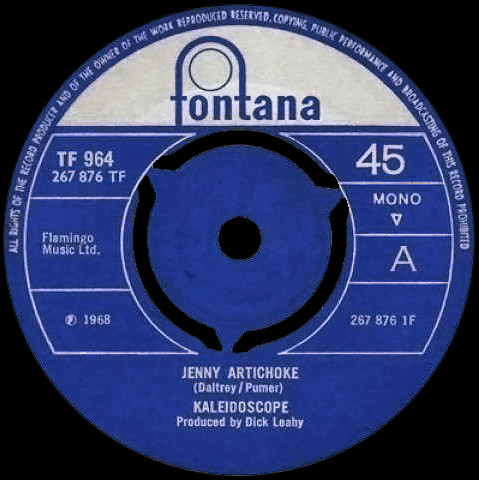 Kaleidoscope - Jenny Artichoke - Used Vinyl Record 7" image 1