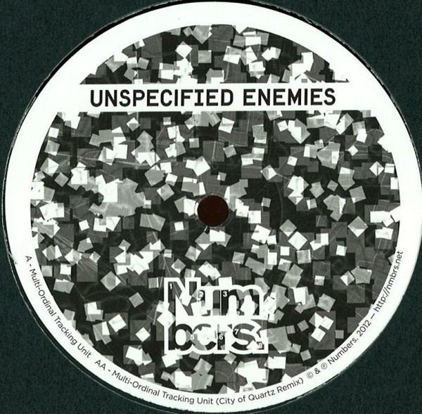 Unspecified Enemies - Multi Ordinal Tracking Unit - Vinyl Record 12" image 1