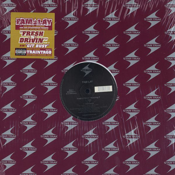 Fam-Lay - Fresh N Drivin’ / Git Busy - Vinyl Record 12" image 1