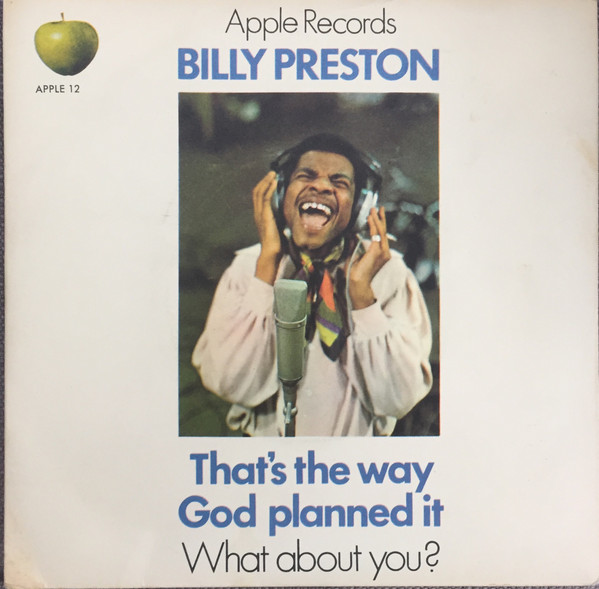 Billy Preston - That's The Way God Planned It - Used Vinyl Record 7" image 1
