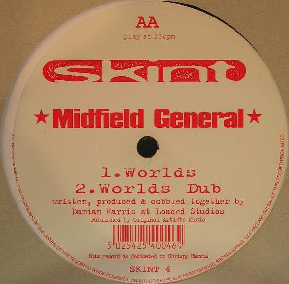 Midfield General - Worlds / Bung - Used Vinyl Record 12" image 1