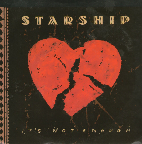Starship - It's Not Enough - Used Vinyl Record 7" image 1