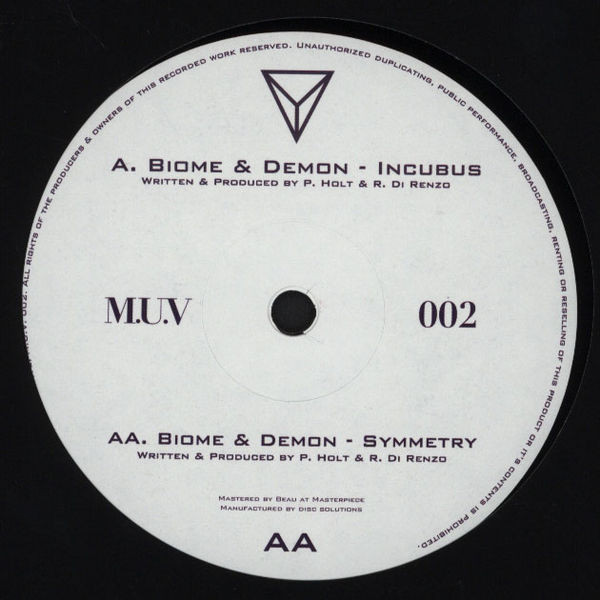 Biome - Incubus / Symmetry - Vinyl Record 12" image 1