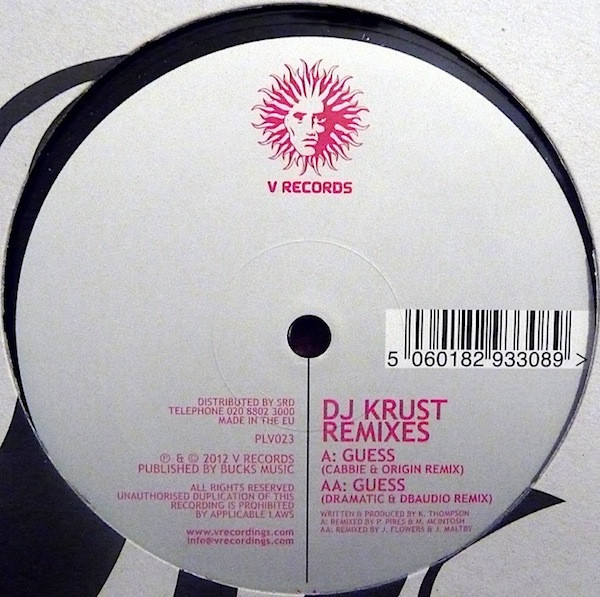 Krust - Guess (Remixes) - Vinyl Record 12" image 1