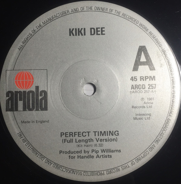 Kiki Dee - Perfect Timing - Used Vinyl Record 12" image 1