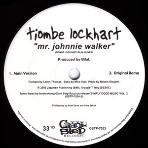 Tiombe Lockhart - Mr. Johnnie Walker - Vinyl Record 7" image 1