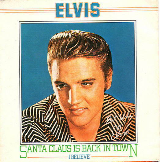 Elvis Presley - Santa Claus Is Back In Town - Used Vinyl Record 7" image 1