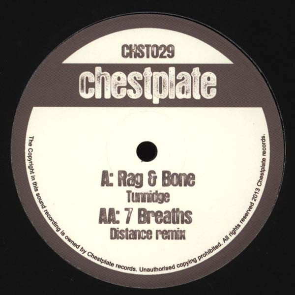 Tunnidge - Rag & Bone / 7 Breaths (Distance Remix) - Vinyl Record 12" image 1