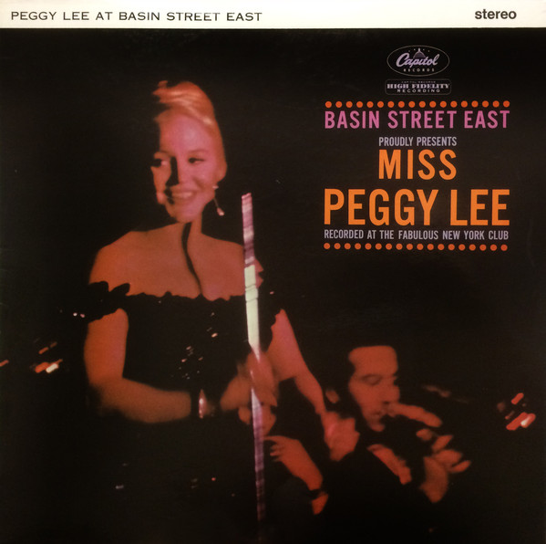 Peggy Lee - At Basin Street East - Used Vinyl Record image 1