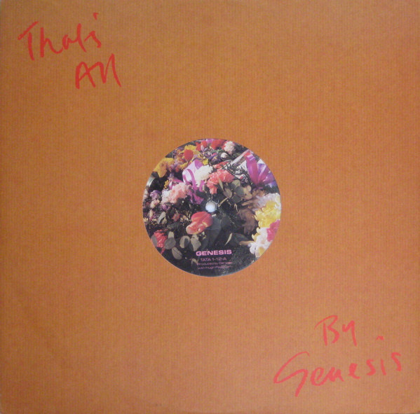 Genesis - That's All - Used Vinyl Record 12" image 1