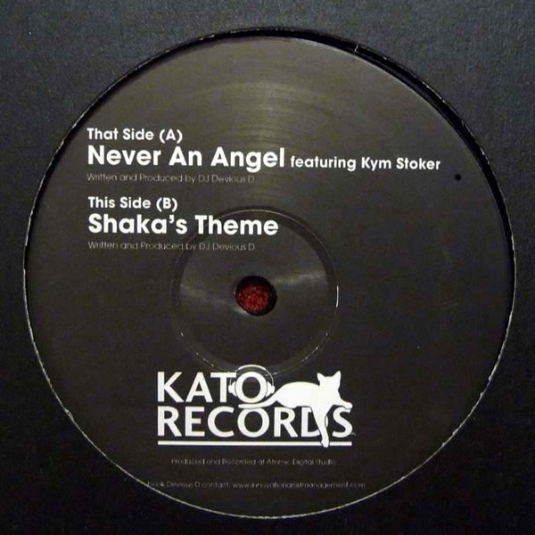 Devious D - Never An Angel / Shaka's Theme - Vinyl Record 12" image 1