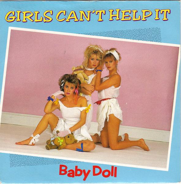 Girls Can't Help It - Baby Doll - Used Vinyl Record 7" image 1