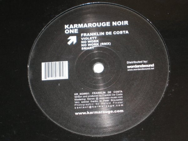 Franklin De Costa - Karmarouge Noir One - Used Vinyl Record 12" image 1