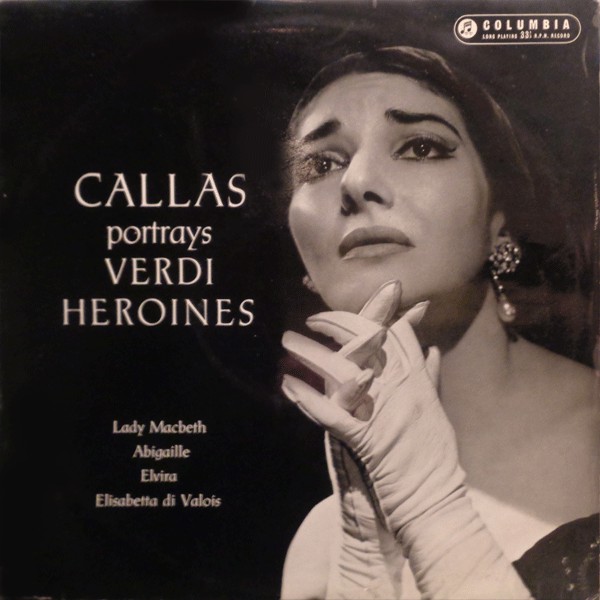 Maria Callas - Portrays Verdi Heroines - Used Vinyl Record image 1