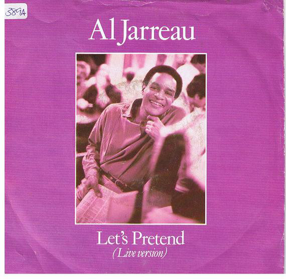 Al Jarreau - Let's Pretend (Live Version) - Used Vinyl Record 7" image 1