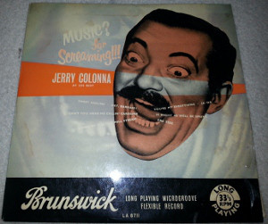 Jerry Colonna - Music For Screaming - Used Vinyl Record image 1