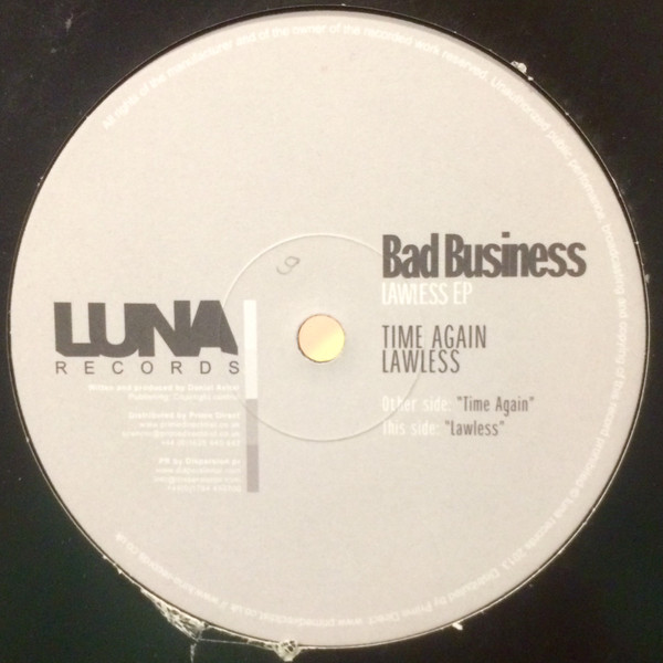 Bad Business - LAWLESS EP - Vinyl Record 12" image 1