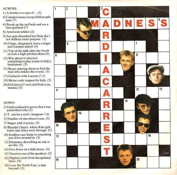 Madness - Cardiac Arrest - Used Vinyl Record 7" image 1