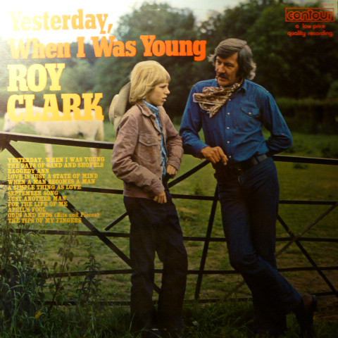 Roy Clark - Yesterday, When I Was Young - Used Vinyl Record image 1