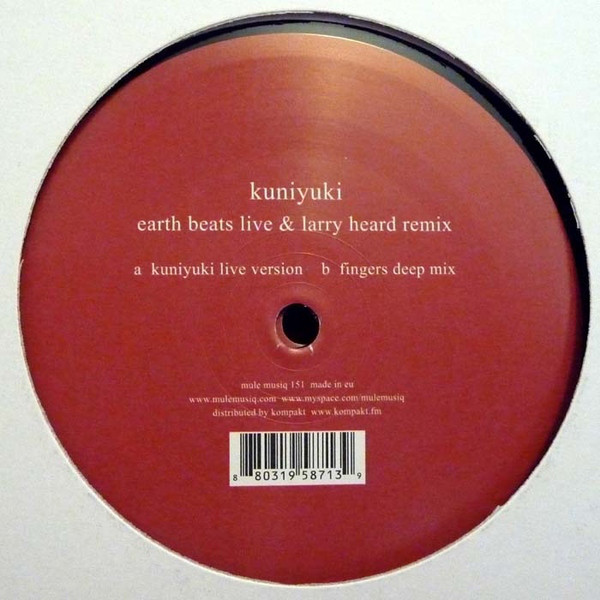 Kuniyuki Takahashi - Earth Beats (Live & Larry Heard Remix) - Vinyl R image 1